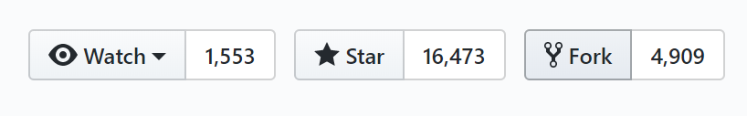 GitHub's Repository Interaction Options showing Watch, Star, and Fork options.
